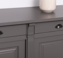 Bufet cu 3 usi, 3 sertare, BAS Colectia Directoire de la Studio Szel PS23BAS - Culoare_P022 - VOPSIT