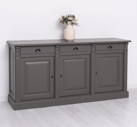 Bufet cu 3 usi, 3 sertare, BAS Colectia Directoire de la Studio Szel PS23BAS - Culoare_P022 - VOPSIT