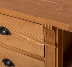 Bufet cu 2 usi, 3 sertare, BAS, Colectia Directoire de la Studio Szel PS56BAS - Culoare_P002 - CERUIT