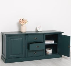 Bufet cu 2 usi, 3 sertare, BAS, Colectia Directoire de la Studio Szel PS56BAS - Culoare_P087 - VOPSIT