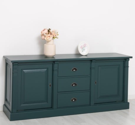 Bufet cu 2 usi, 3 sertare, BAS, Colectia Directoire de la Studio Szel PS56BAS - Culoare_P087 - VOPSIT