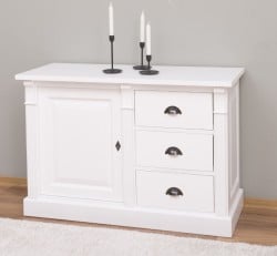 Bufet cu 1 usa, 3 sertare, BAS, Colectia Directoire de la Studio Szel PS46BAS - Culoare_P004 - VOPSIT