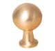 Zamak knob Nord brushed gold
