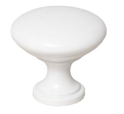 Zamak knob Terni white glossy - BUTON-GZ-TERNI-1-10