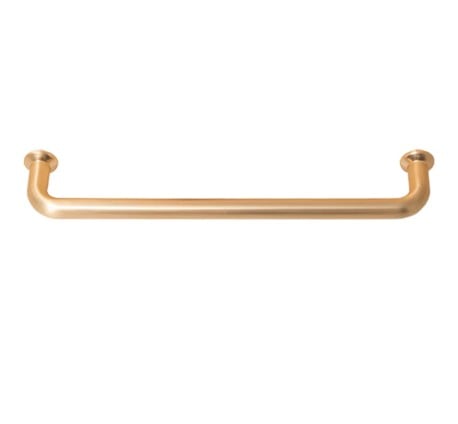 Zamak handle Nord C=128 mm brushed gold - M-UZ-NORD-128-18