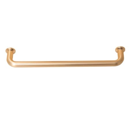 Zamak handle Nord C=160 mm brushed gold - M-UZ-NORD-160-18