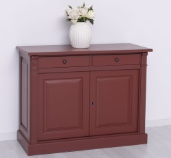 Bufet cu 2 usi, 2 sertare, BAS, Colectia Directoire de la Studio Szel PS38BAS - Culoare Ext._P029 / Culoare Int._P002 - DUBLU COLOR