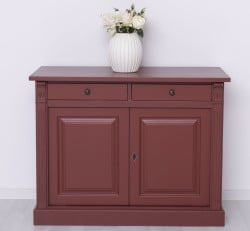 Bufet cu 2 usi, 2 sertare, BAS, Colectia Directoire de la Studio Szel PS38BAS - Culoare Ext._P029 / Culoare Int._P002 - DUBLU COLOR