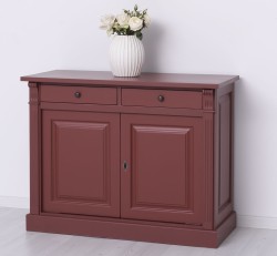 Bufet cu 2 usi, 2 sertare, BAS, Colectia Directoire de la Studio Szel PS38BAS - Culoare Ext._P029 / Culoare Int._P002 - DUBLU COLOR