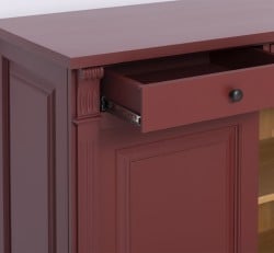 Bufet cu 2 usi, 2 sertare, BAS, Colectia Directoire de la Studio Szel PS38BAS - Culoare Ext._P029 / Culoare Int._P002 - DUBLU COLOR