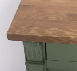 Bufet cu 2 usi, 2 sertare, BAS, Colectia Directoire de la Studio Szel PS38BAS - Culoare Top_P001 - Culoare Corp_P038 - DUBLU COLOR