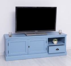 Comoda TV cu 2 usi, 1 sertar de la Studio Szel PS101 - Culoare_P053A - VOPSIT ANTICHIZAT