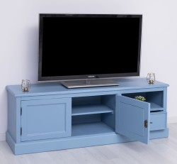 Comoda TV cu 2 usi, 1 sertar de la Studio Szel PS101 - Culoare_P053A - VOPSIT ANTICHIZAT
