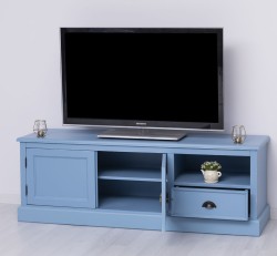 Comoda TV cu 2 usi, 1 sertar de la Studio Szel PS101 - Culoare_P053A - VOPSIT ANTICHIZAT