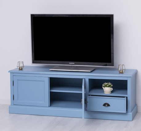 Comoda TV cu 2 usi, 1 sertar de la Studio Szel PS101 - Culoare_P053A - VOPSIT ANTICHIZAT