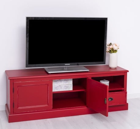 Comoda TV cu 2 usi, 1 sertar de la Studio Szel PS101 - Culoare_P047A - VOPSIT ANTICHIZAT