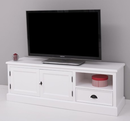Comoda TV cu 2 usi, 1 sertar de la Studio Szel PS101 - Culoare_P004 - VOPSIT