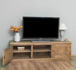 Comoda TV 2 usi, 1 raft de la Studio Szel PS417 - Culoare_P001 - CERUIT
