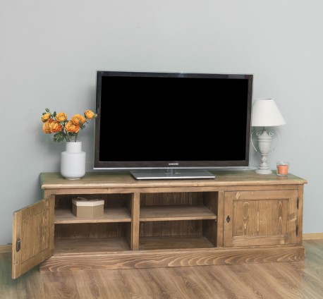 Comoda TV 2 usi, 1 raft de la Studio Szel PS417 - Culoare_P001 - CERUIT
