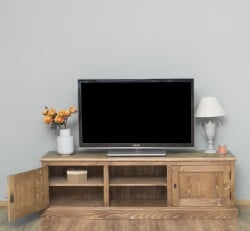 Comoda TV 2 usi, 1 raft de la Studio Szel PS417 - Culoare_P001 - CERUIT