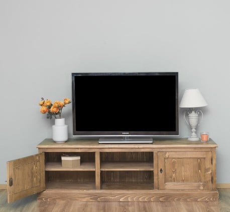 Comoda TV 2 usi, 1 raft de la Studio Szel PS417 - Culoare_P001 - CERUIT