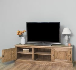 Comoda TV 2 usi, 1 raft de la Studio Szel PS417 - Culoare_P001 - CERUIT