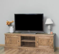 Comoda TV 2 usi, 1 raft de la Studio Szel PS417 - Culoare_P001 - CERUIT