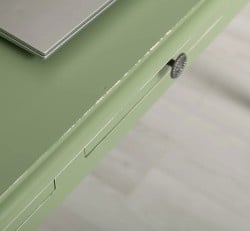 Birou cu picioare curbate de la Studio Szel PS580 - Culoare_P054A- VOPSIT ANTICHIZAT
