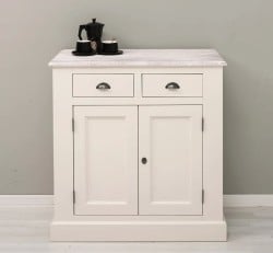 Bufet cu 2 usi, 2 sertare, BAS de la Studio Szel PS70BAS - Culoare Top_P080 - Culoare Corp_P015 - DUBLU COLOR