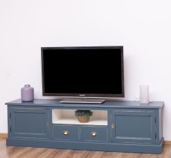 Comoda TV cu 2 sertare, 2 usi, BAS de la Studio Szel PS107BAS - Culoare Ext._P051A / Culoare Int._P039 - DUBLU COLOR