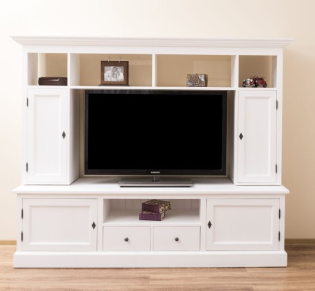 Comoda TV 2 sertare, 2 usi BAS +2 usi SUP de la Studio Szel PS107BAS+SUP - Culoare_P004 - VOPSIT