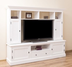 Comoda TV 2 sertare, 2 usi BAS +2 usi SUP de la Studio Szel PS107BAS+SUP - Culoare_P004 - VOPSIT