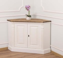 Bufet pentru colt, 2 usi, BAS, Colectia Directoire de la Studio Szel PS59BAS - Culoare Top_P064 - Culoare Corp_P004 - DUBLU COLOR