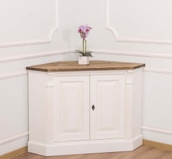 Bufet pentru colt, 2 usi, BAS, Colectia Directoire de la Studio Szel PS59BAS - Culoare Top_P064 - Culoare Corp_P004 - DUBLU COLOR