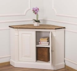 Bufet pentru colt, 2 usi, BAS, Colectia Directoire de la Studio Szel PS59BAS - Culoare Top_P064 - Culoare Corp_P004 - DUBLU COLOR