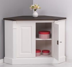 Bufet pentru colt, 2 usi, BAS, Colectia Directoire de la Studio Szel PS9BAS - Culoare Top_P085 - Culoare Corp_P039 - DUBLU COLOR
