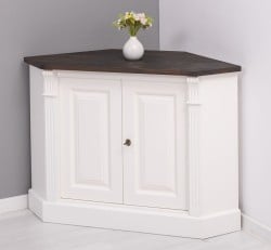 Bufet pentru colt, 2 usi, BAS, Colectia Directoire de la Studio Szel PS9BAS - Culoare Top_P085 - Culoare Corp_P039 - DUBLU COLOR