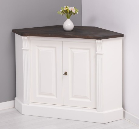 Bufet pentru colt, 2 usi, BAS, Colectia Directoire de la Studio Szel PS9BAS - Culoare Top_P085 - Culoare Corp_P039 - DUBLU COLOR