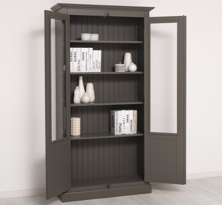 Vitrina cu 2 usi, cu tija de la Studio Szel PS407 - Culoare_P022 - VOPSIT