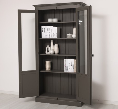 Vitrina cu 2 usi, cu tija de la Studio Szel PS407 - Culoare_P022 - VOPSIT