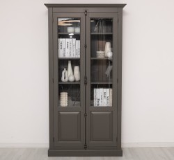 Vitrina cu 2 usi, cu tija de la Studio Szel PS407 - Culoare_P022 - VOPSIT