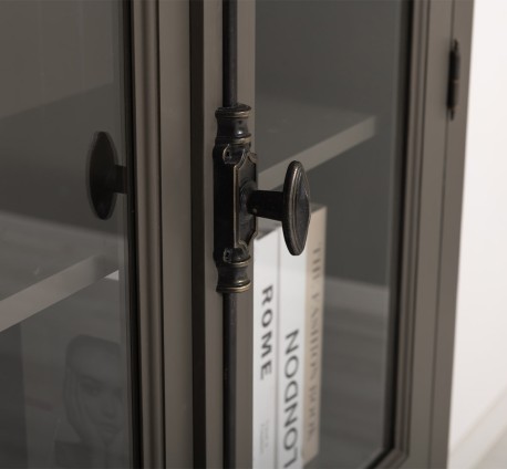 Vitrina cu 2 usi, cu tija de la Studio Szel PS407 - Culoare_P022 - VOPSIT