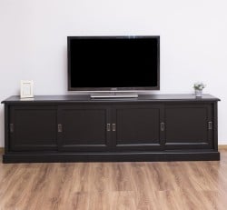 Comoda TV cu 4 usi glisante, BAS de la Studio Szel PS609BAS - Culoare_P003 - VOPSIT