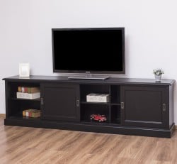 Comoda TV cu 4 usi glisante, BAS de la Studio Szel PS609BAS - Culoare_P003 - VOPSIT