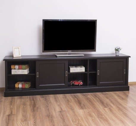 Comoda TV cu 4 usi glisante, BAS de la Studio Szel PS609BAS - Culoare_P003 - VOPSIT