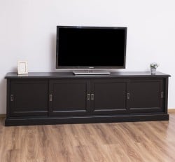 Comoda TV cu 4 usi glisante, BAS de la Studio Szel PS609BAS - Culoare_P003 - VOPSIT