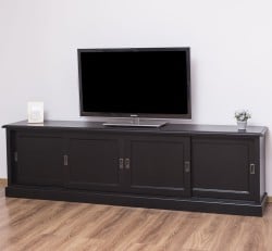 Comoda TV cu 4 usi glisante, BAS de la Studio Szel PS609BAS - Culoare_P003 - VOPSIT