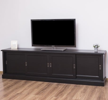 Comoda TV cu 4 usi glisante, BAS de la Studio Szel PS609BAS - Culoare_P003 - VOPSIT