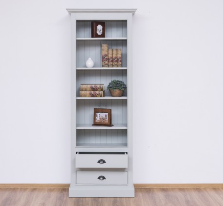 Biblioteca cu 2 sertare, etajera deschisa de la Studio Szel PS455 - Culoare_P077 - VOPSIT