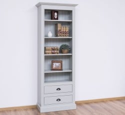Biblioteca cu 2 sertare, etajera deschisa de la Studio Szel PS455 - Culoare_P077 - VOPSIT